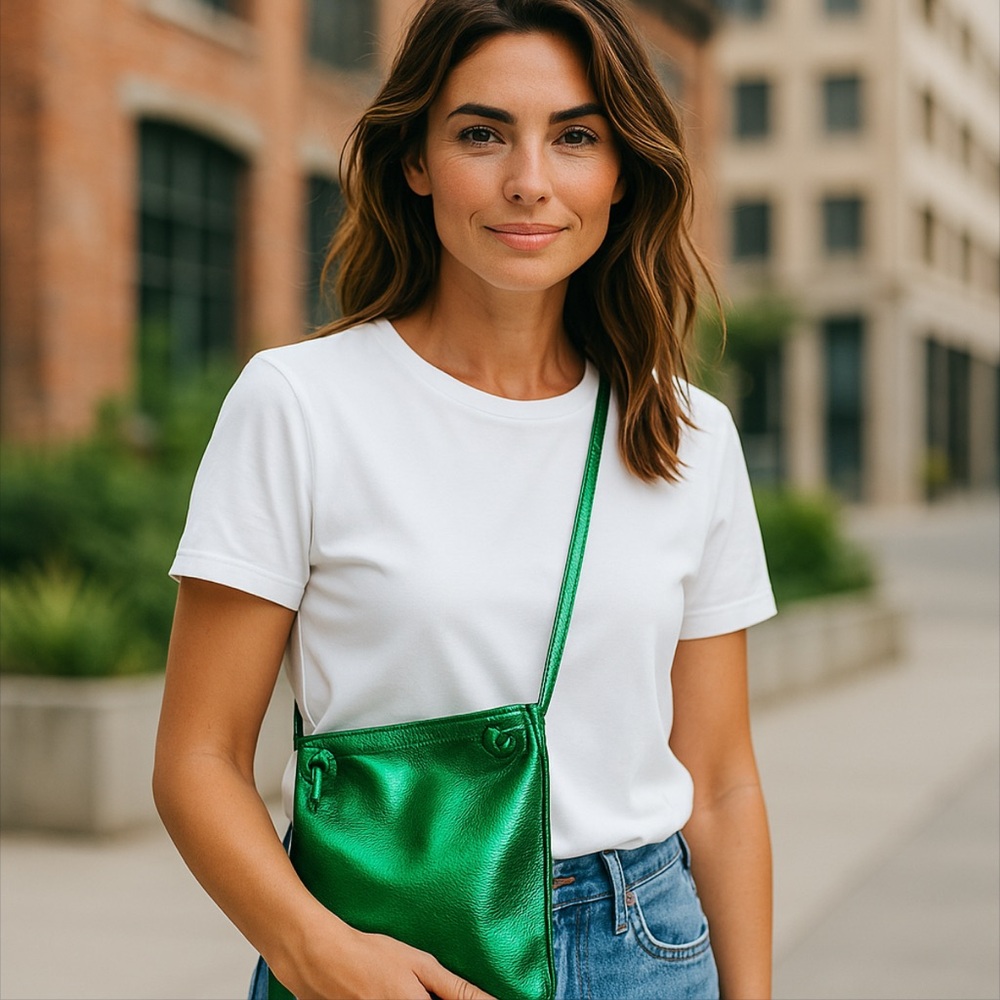 Emerald Green Crossbody Bag